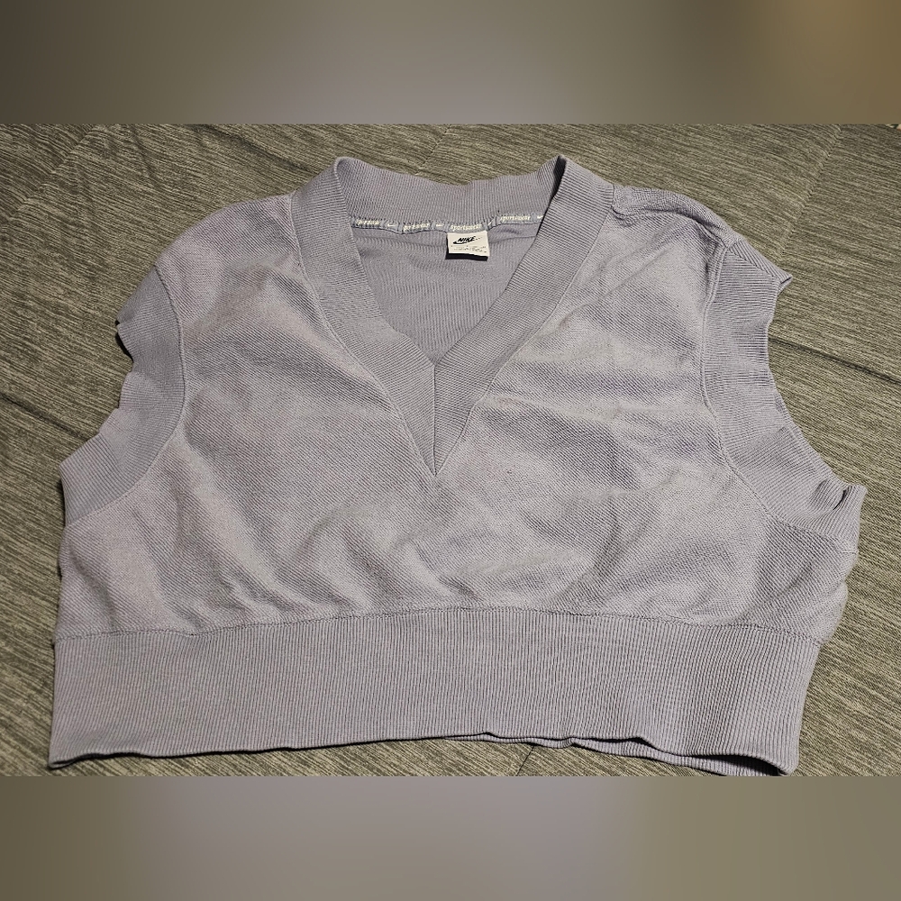 Nike Sport Lavender Sleeveless Sweater